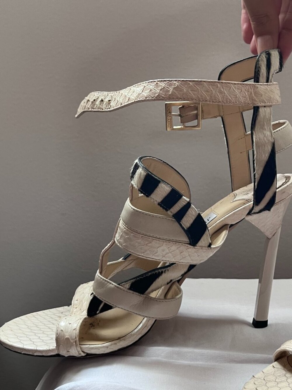 Jimmy Choo Pony Hair Heels